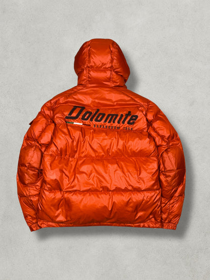 Dolomite Vintage Explorer Backprint Daunen Puffer Jacke