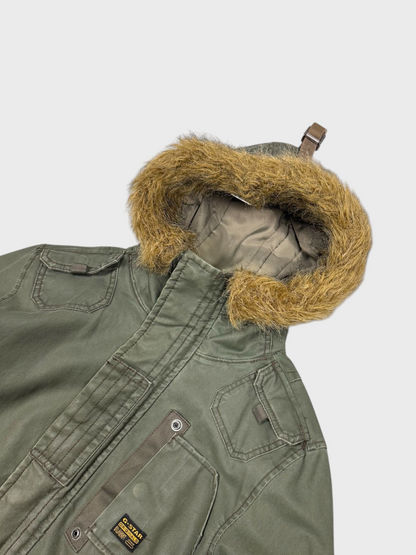 G-Star Vintage Wax Denim Fur Jacket [M] - Vision Night