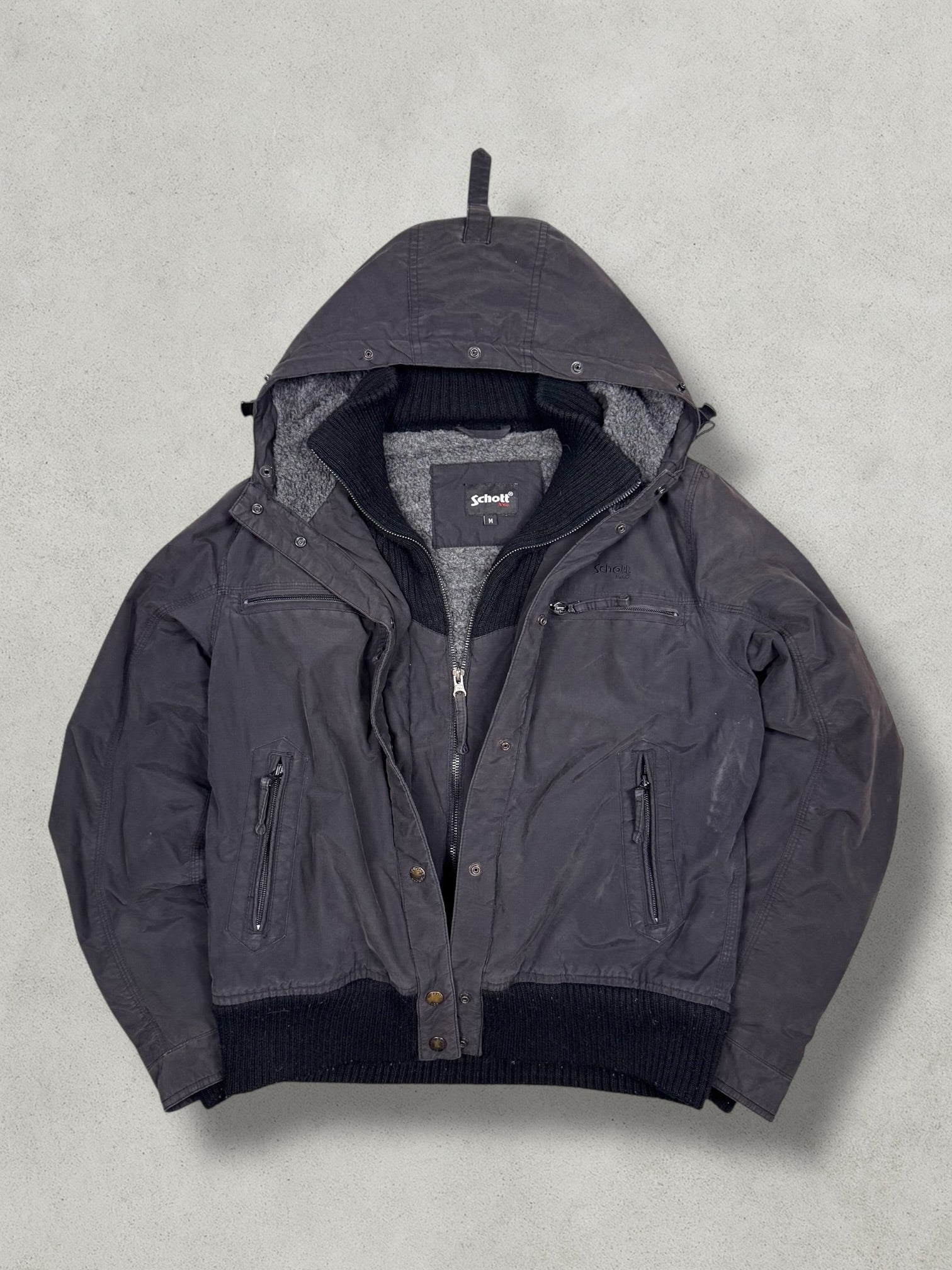 Schott Vintage Double Layer Jacket [M] Wmns - Vision Night 