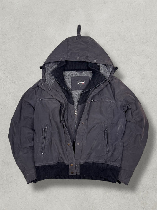 Schott Vintage Double Layer Jacket [M] Wmns - Vision Night 