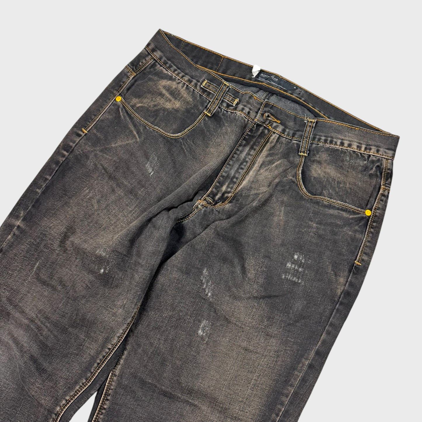 Rocawear Vintage Sunfade Jeans [Xl] - Vision Night 