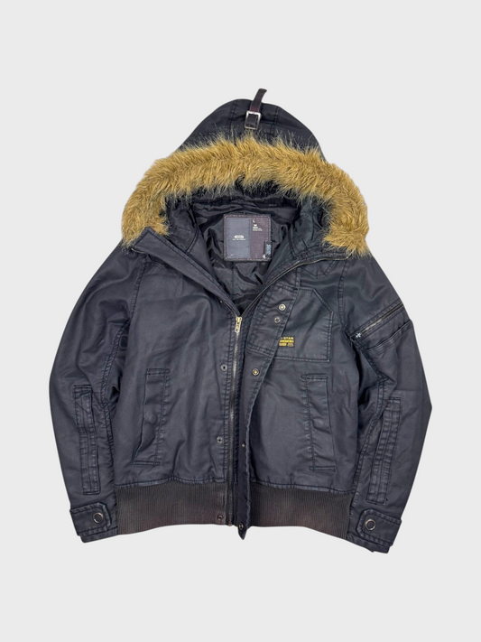 G-Star Vintage Wax Denim Fur Jacket [L] - Vision Night
