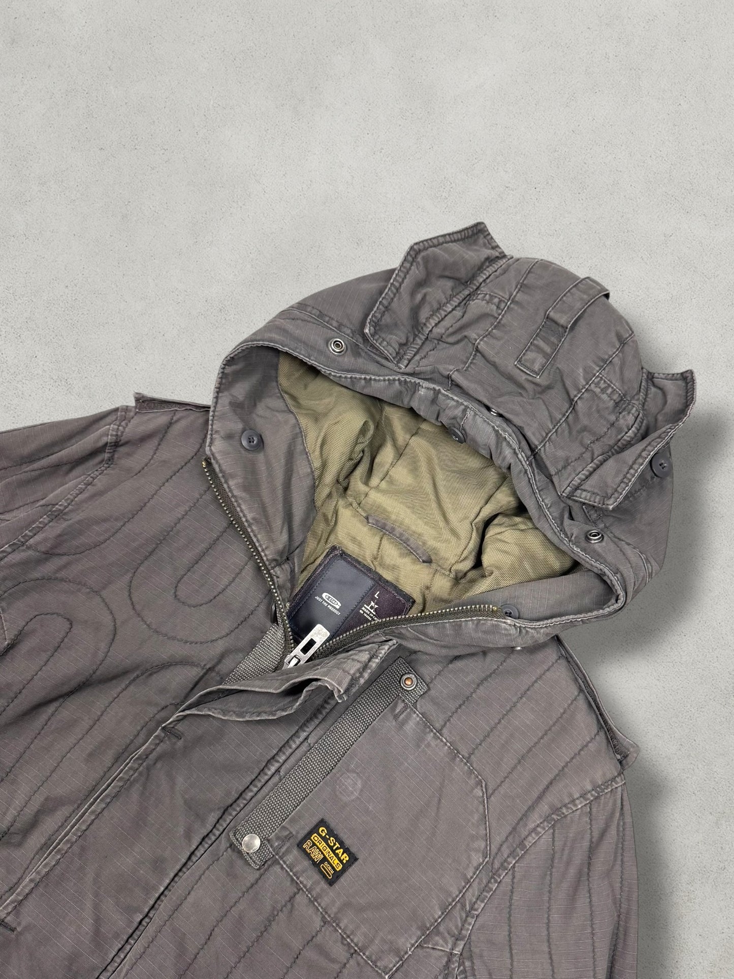 G-Star Vintage Military Pattern Denim Jacket [M]