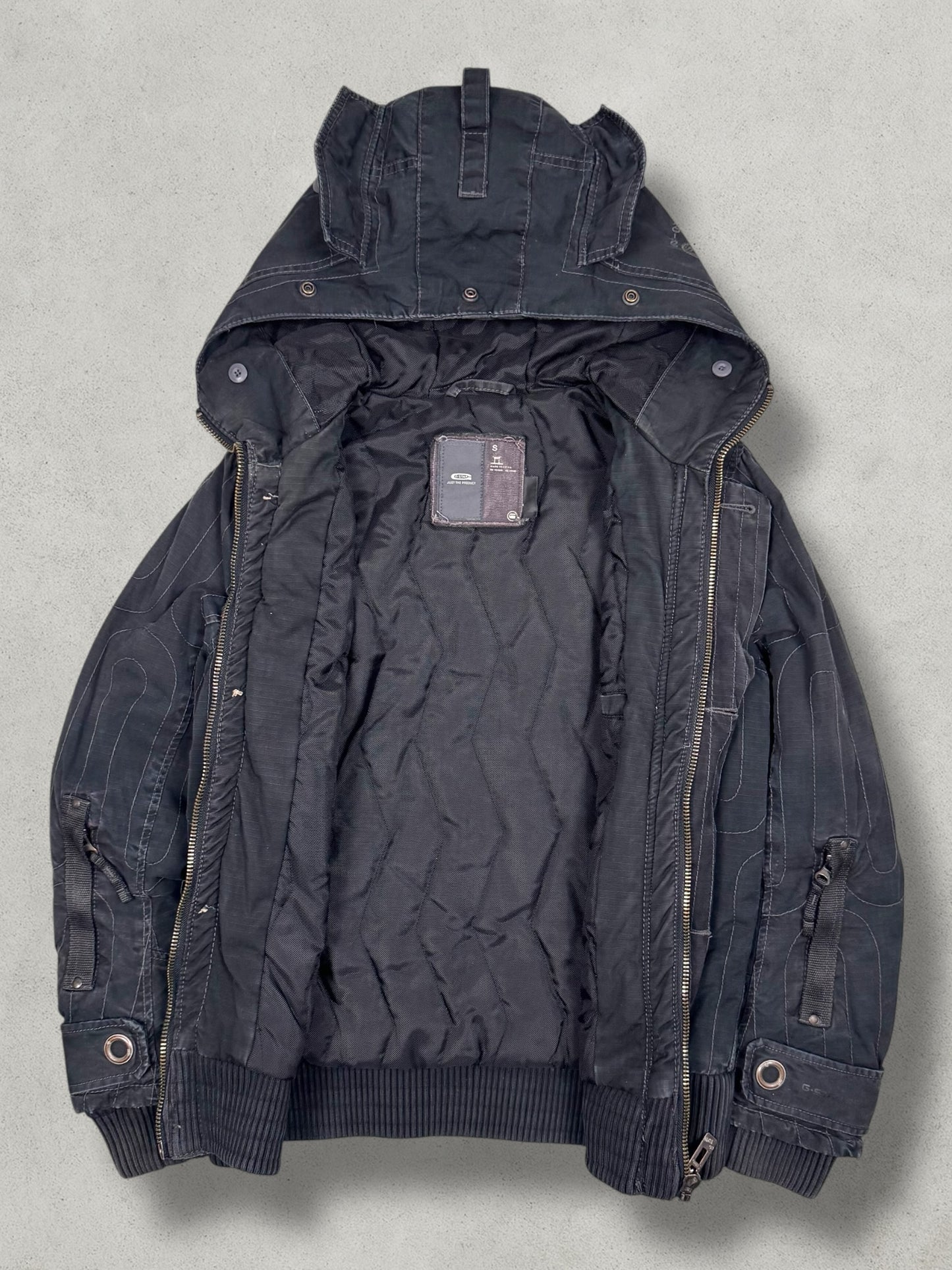 G-Star Vintage Military Pattern Denim Jacket [S]