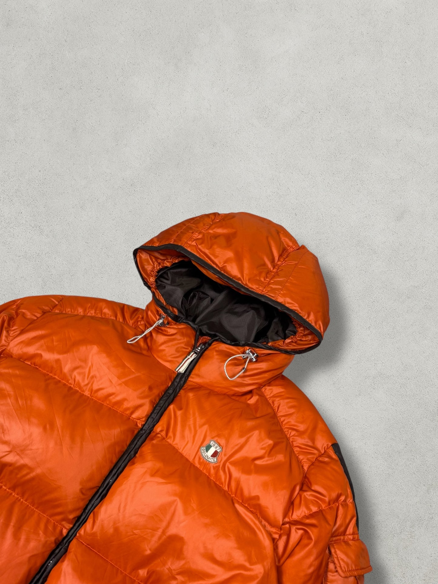 Dolomite Vintage Explorer Backprint Daunen Puffer Jacke