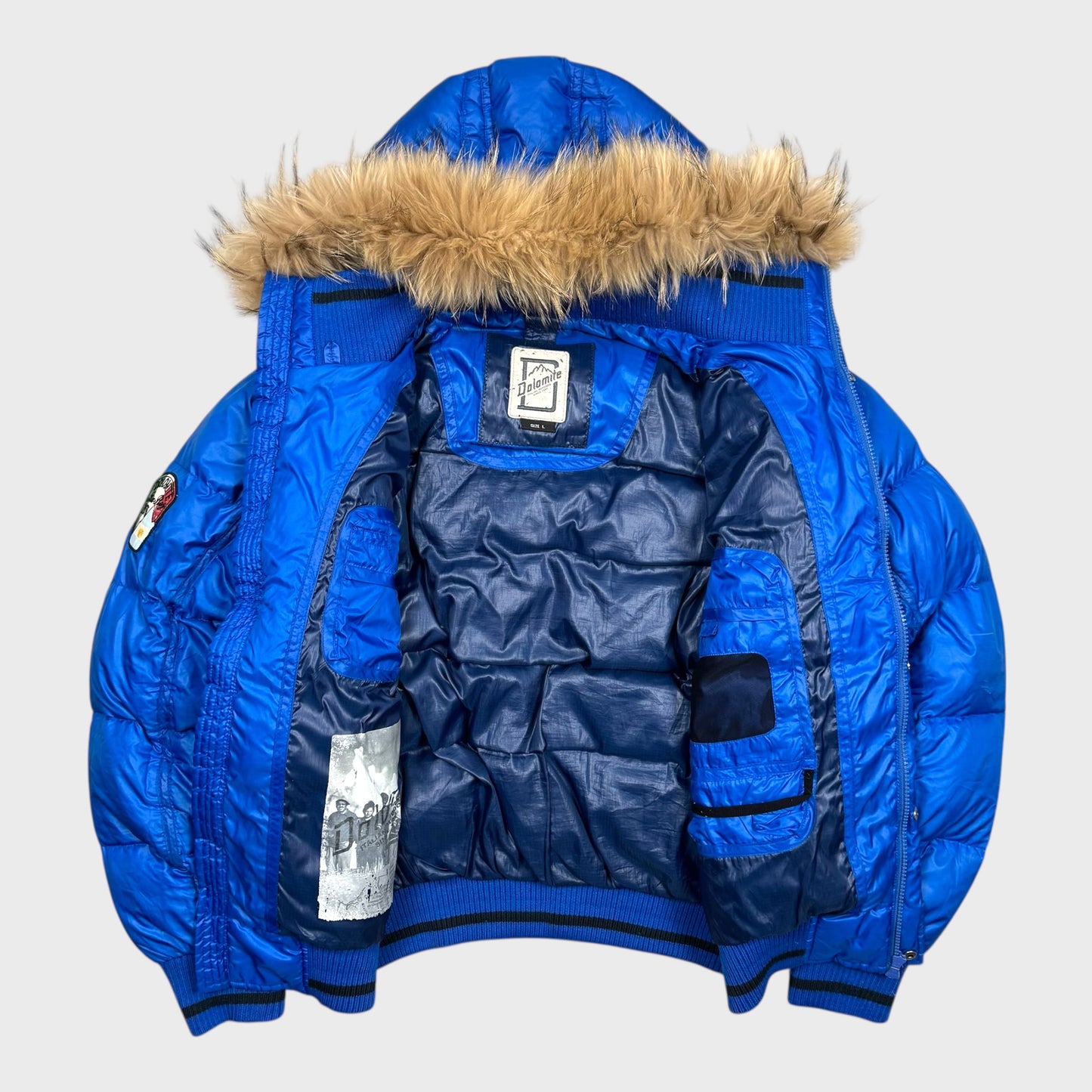 Dolomite Vintage Explorer Fur Daunen Puffer Jacke [L] - Vision Night 