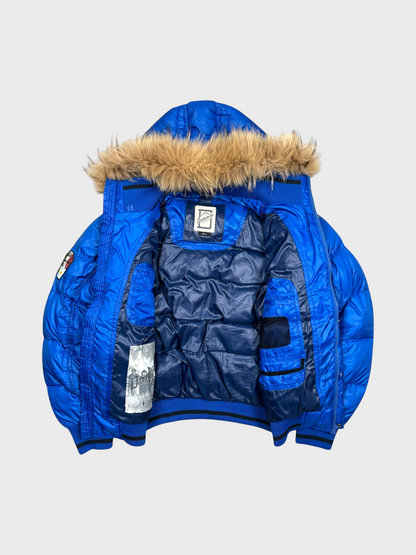 Dolomite Vintage Explorer Fur Daunen Puffer Jacke [L] - Vision Night