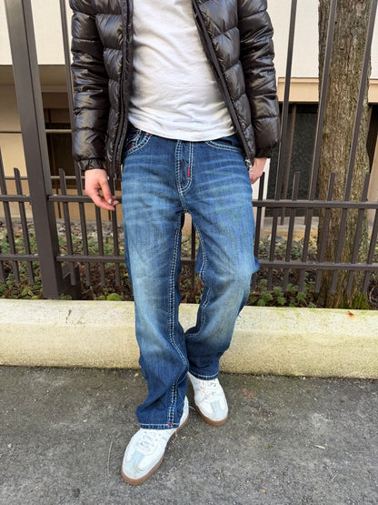 True Religion Vintage Red Devil Jeans